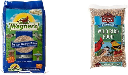 Wagner's Eastern Regional and Farmer's Delight Wild Bird Food Bundles (20 lbs)