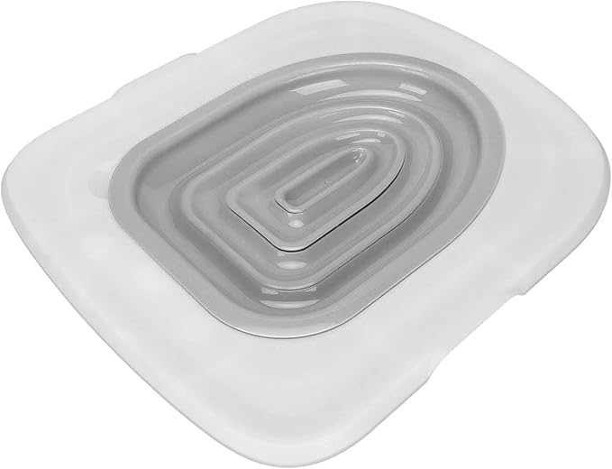 Cat Toilet Training Kit Universal Reusable Environmentally Friendly Cat Toilet Trainer for Pet Cleaning (Gray)