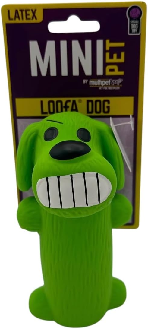 Multipet Mini Latex Loofa Dog Toy, X-Small