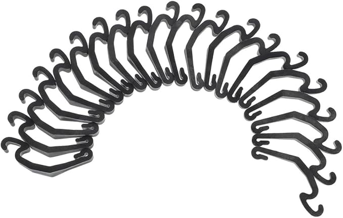24pcs Small Pet Cage Lock Buckle Plastic Cage Clips Wire Edge Connector DIY Assembly Suitable for Rabbits and Hamsters