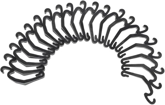 24pcs Small Pet Cage Lock Buckle Plastic Cage Clips Wire Edge Connector DIY Assembly Suitable for Rabbits and Hamsters