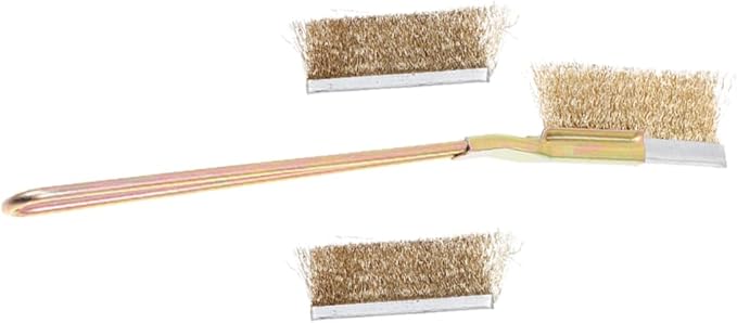 TOYANDONA 1Set Bird Cage Scrubbing Brush with Long Handle Durable Steel Bristles for Thorough Cleaning of Parrot Cages Animal Accessories Ergonomic Design for Easy Use
