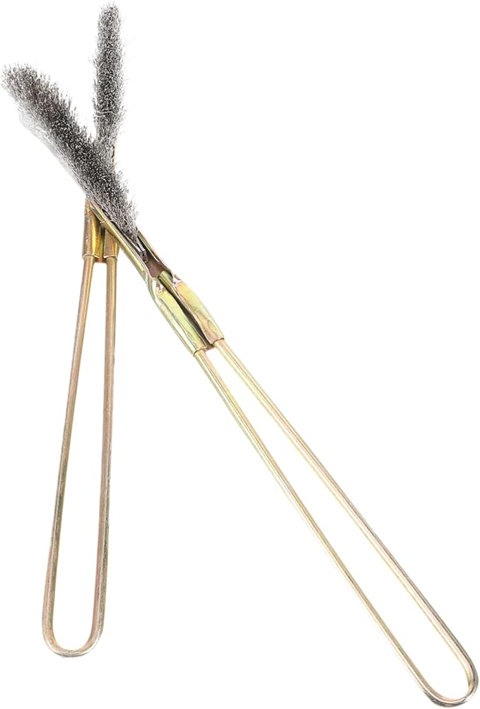 VANZACK 4pcs Bird Cage Cleaning Brush Extra Long Handle Durable Wire Brushes for Easy Cleaning of Parrot Cages and Bird Accessories Convenient and Sturdy Tools for Owners