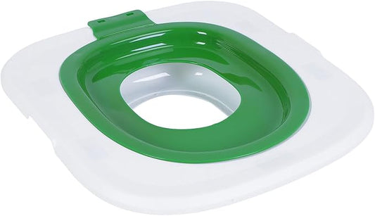 Cat Toilet Training Kit, Reusable Puppy Cat Litter Mat Kitty Urinal Seat Toilet Trainer, Removable Cat Toilet Training System, Cat Toilet Trainer for Pet Cleaning (Green)