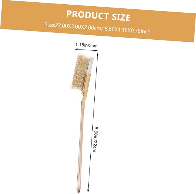 POPETPOP 1 Set Extra Long Handle Bird Cage Cleaning Brush Sturdy Wire Brush for Cage Maintenance for Bird Droppings Hard to Reach Areas for Pet Owners