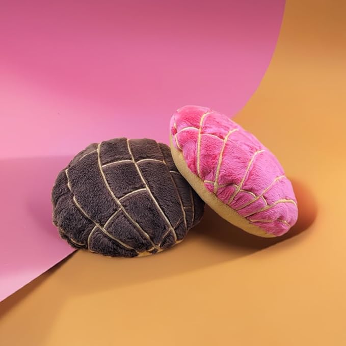 LunaMarie - Premium Pet Toys Made from, Adorable Squeaky Toys for Puppies & Dogs | Squeaky Pet Toy | Durable Cute & Ultra Soft Plush for Play Time (Chocolate Concha)