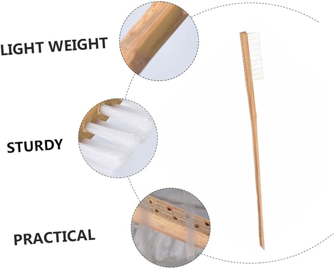 Bamboo Birdcage Brush Bird Droppings Cleaning Tool Long Handle Brush Cage Bird Supplies