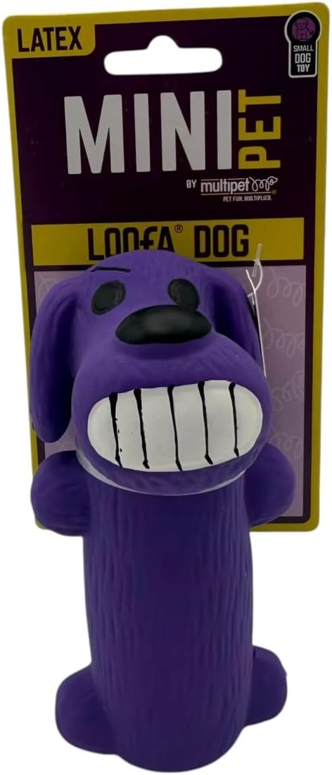 Multipet Mini Latex Loofa Dog Toy, X-Small
