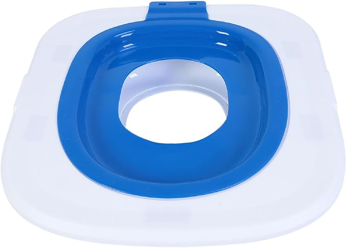Gray Reusable Cat Toilet Training Kit with Removable Urinal for Pet Litter Box System and Home Bathroom (Blue)