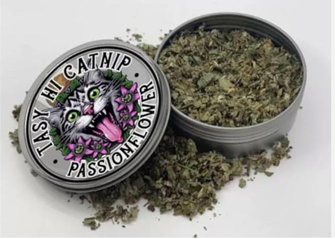 Very Strong Cat Nip -Tasty Hi Catnip Passion Flower Cat Treat, 1.25 oz