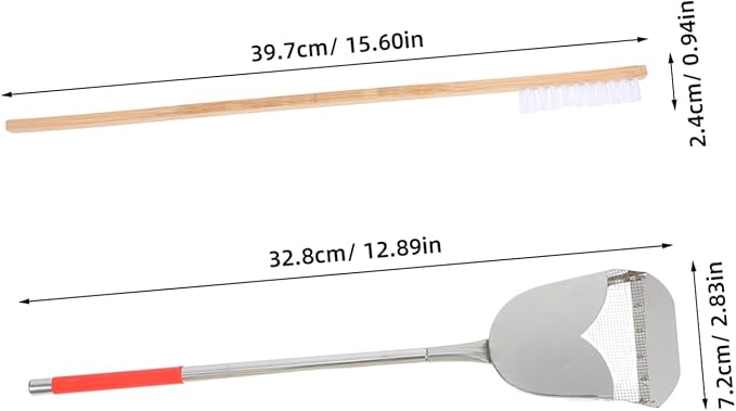 2pcs Bird Cage Cleaning Brush Set Droppings Shovel PET Cage Cleaner Tools for Birds and Small Animals Includes and