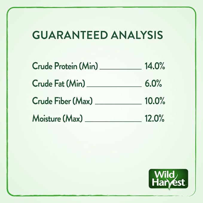 Wild Harvest Universal Blend for Medium and Large Birds 10 Pounds; Fortified Nutrition