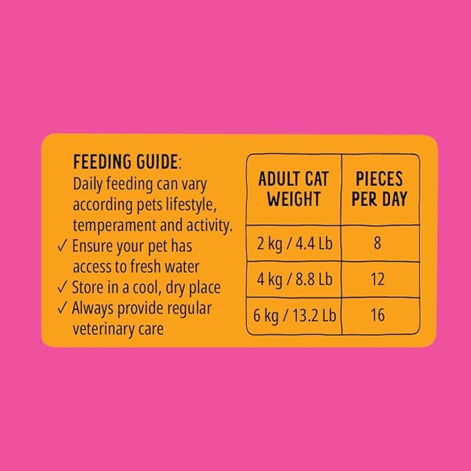 GYCO Bonkerrs Crunchy and Soft Cat Treats Paw Lickin Chicken Flavor 16 oz. Free from Artificial Colors and Flavors, Wheat & Soy.
