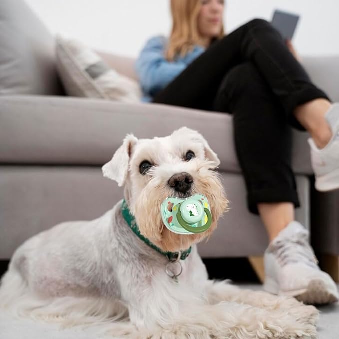 3pcs Pet Dog Silicone Pacifier, Cat Pets Teeth Gringding Toys Pacifier Chew Toy Pet Silicone Pacifier, Chew Toys for Small Dogs, Cat Pacifier for Kittens, Puppy Pacifier for Small Dogs (Medium)