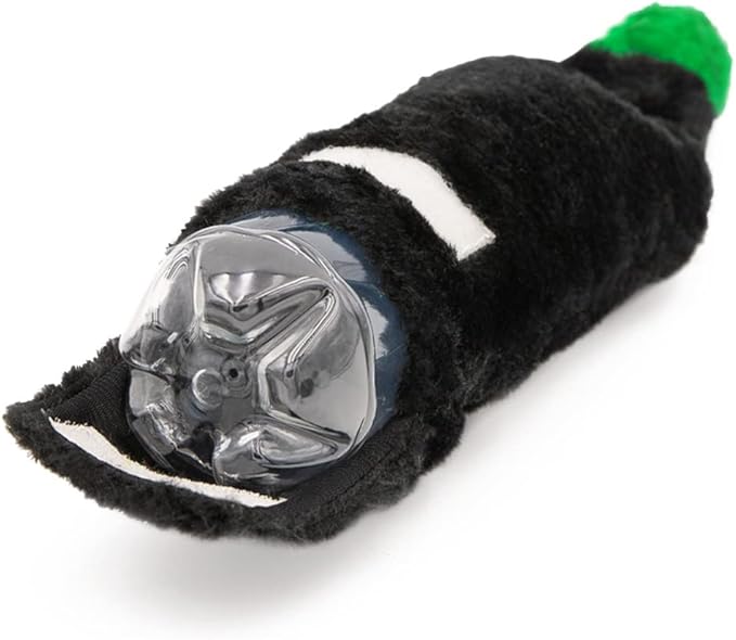ZippyPaws - Happy Hour Crusherz Water Bottle Halloween Dog Toys - No Stuffing, Crunchy - Black Magic Potion