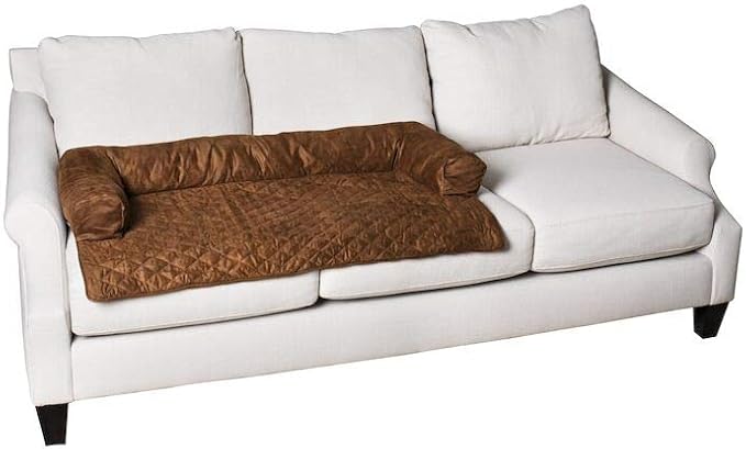 PetSafe CozyUp Sofa Protector - Waterproof Couch Cover for Dogs and Cats - Stain-Resistant Micro-Suede Fabric - Machine Washable - Furniture Protection