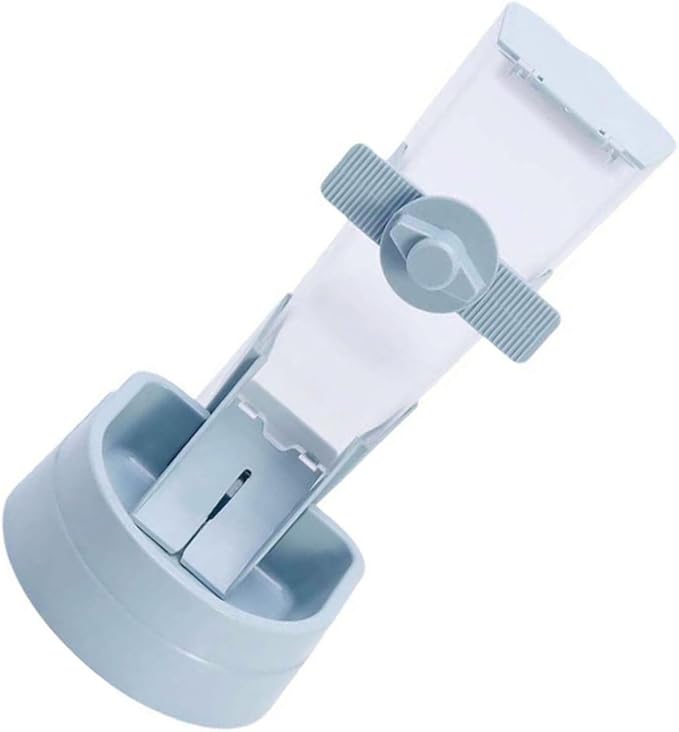 DOITOOL Hanging Automatic Bird Feeder Small Pet Feeder with Food Dispenser Blue for Indoor Bird Cage and Hamster Cage Accessories