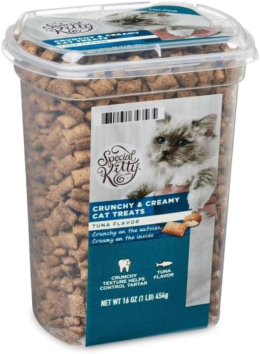 Special Kitty Crunchy & Creamy Tuna Flavor Cat Treats- 16 oz 1 Pack