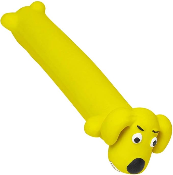 Multipet International 61035 6" Latex Loofa Dog Toy Assorted Colors