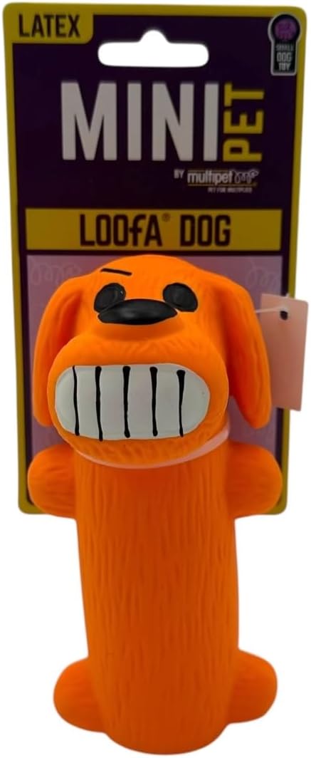 Multipet Mini Latex Loofa Dog Toy, X-Small
