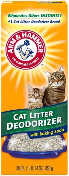 Arm & Hammer Pet Odor Control kit, Pet Fresh Carpet Odor Eliminator Long Lasting Freshness + Cat Litter Deodorizer with Baking Soda, 30 oz Each