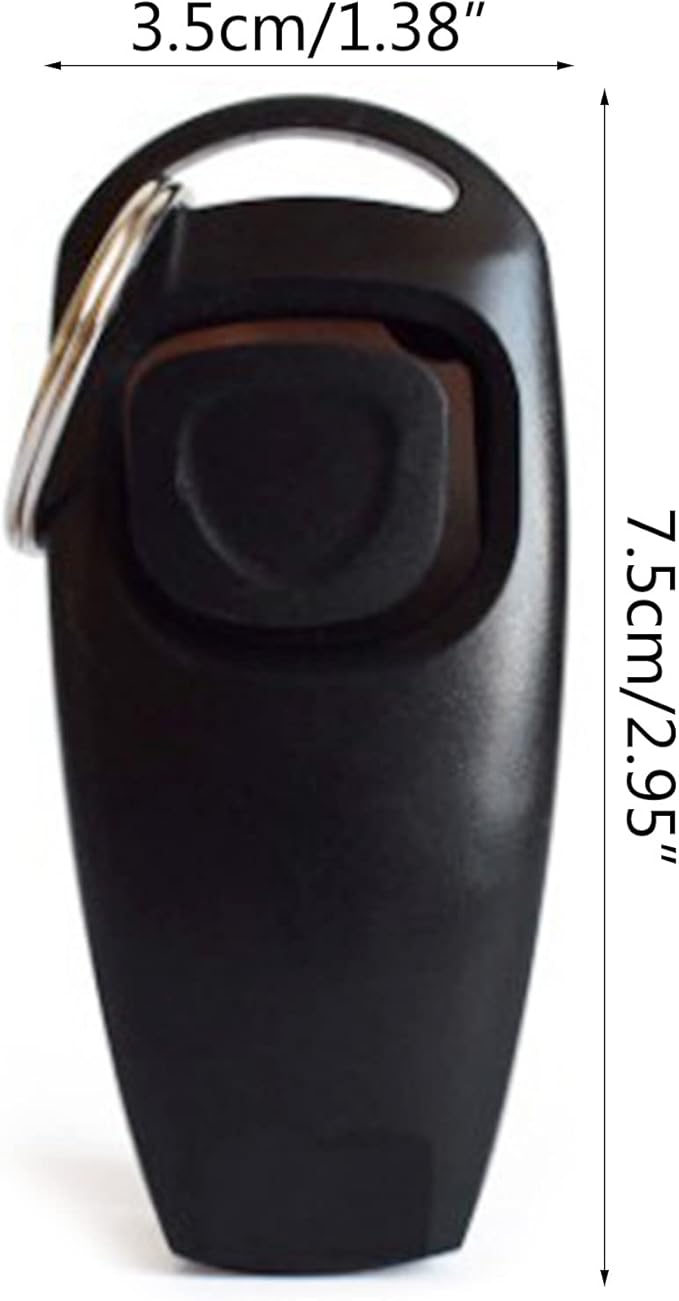 Pet Training with Keyring Dog Training Clickers Combo for Behavioral Training