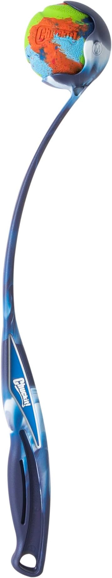 Chuckit! EcoFetch Dog Ball Launcher - 18" with Medium (2.5") Dog Fetch Ball Thrower, for Dogs 20-60 Pounds, Made in USA