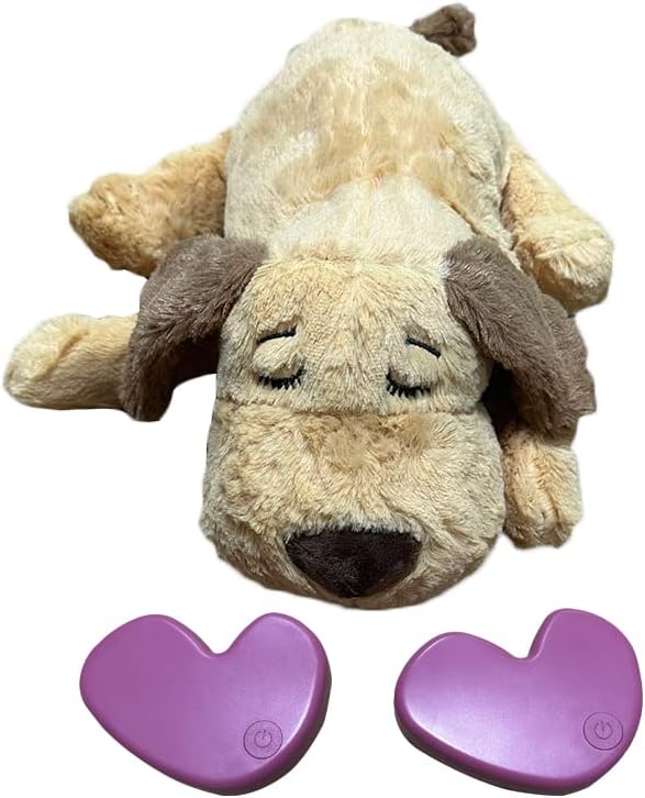 Heartbeat Box Puppy Toy Heartbeat Simulator Replacement Soother for Pet Behavioral Training Sleep Aid Calming Toys Cat Kitten Dog Pet Anxiety Relief and Calming Aid No Plush Toy