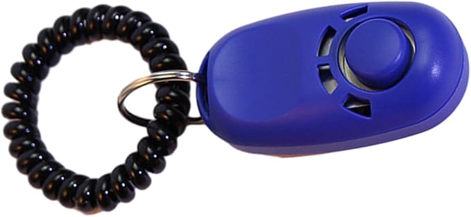 Dogs Training Clickers with Stretch Wrist Rope Durablity Compacted Size Easily to Use for Cats Dogs Bird Training, Blue