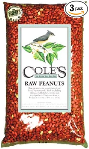 coles Wild Bird Products INC Wild Bird Food, Raw Peanuts, 5-Lbs.