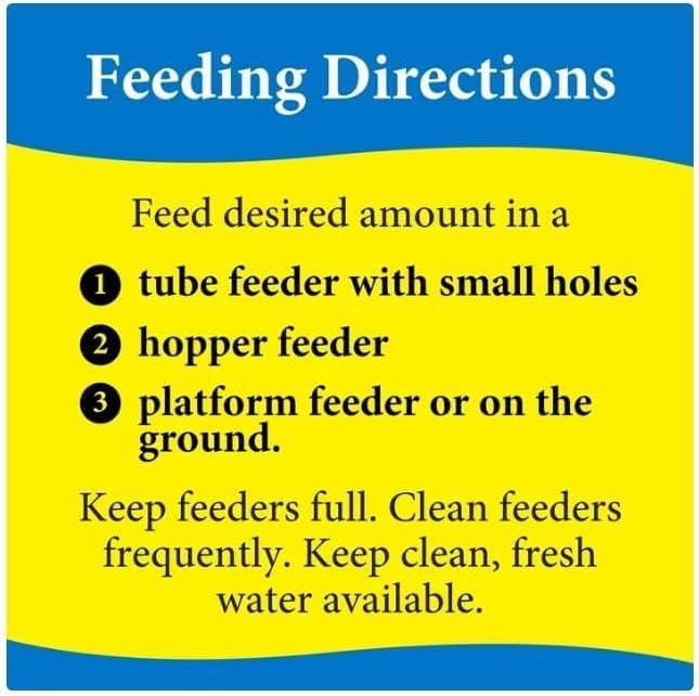 3~D Pet Products Finch Food Finch Lovers Mix Dry Wild Bird Food, Seeds ~ 5 Lb Bag ~ Ideal for Attracting Finches and Other Wild Birds ~ 1 Pack