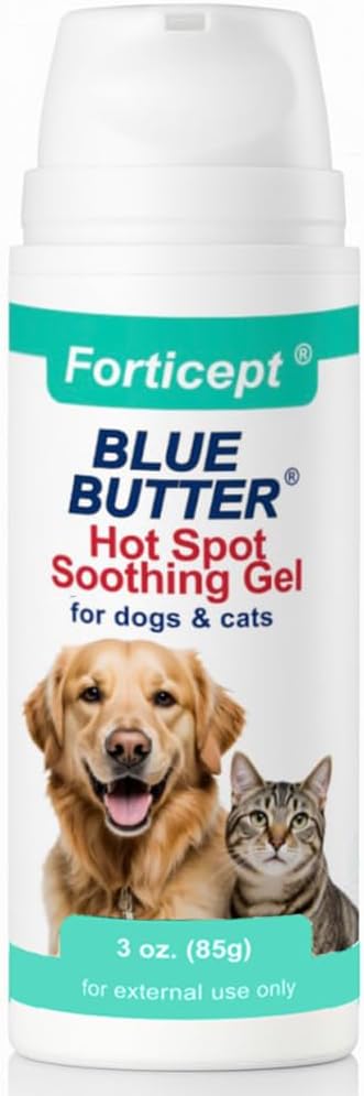 Forticept Dog and Cat Wound Care Cream, Heals Wounds, Hot Spot Treatment for Dogs and Cats, Soothes Inflammation, Prevents Infection, Treats Bites, Scratches & Skin Ulcers 3 oz