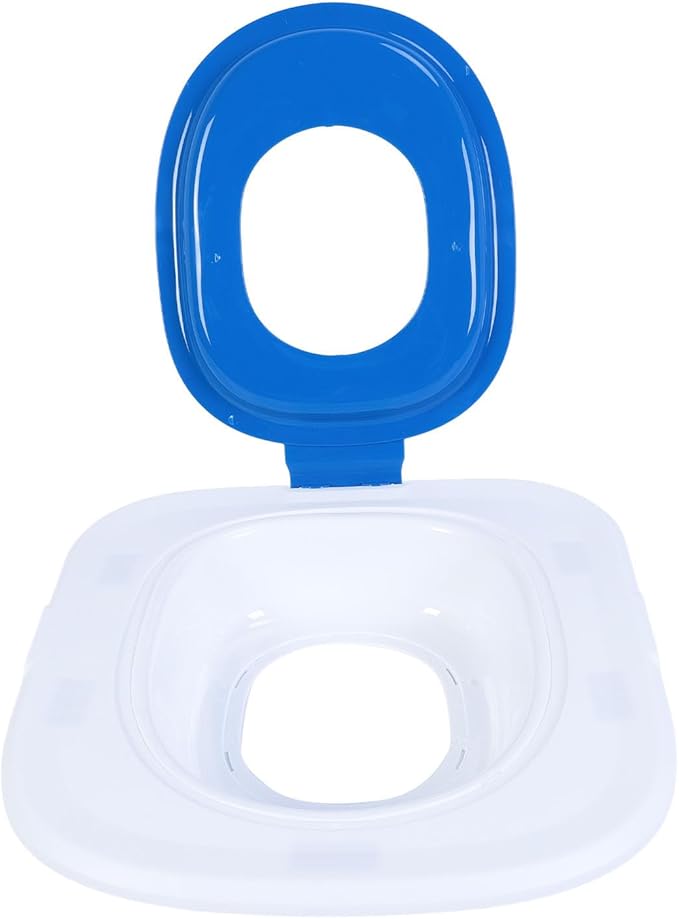 Sorandy Cat Toilet Training Kit, Reusable Pet Toilet Trainer, Detachable Cat Litter Box with Hygienic Design, Ideal for Cats & Pet Training (Blue)