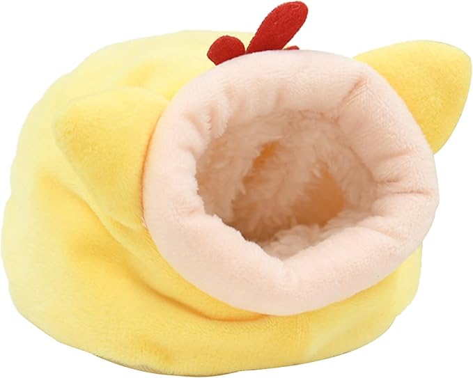 Velvet Small Animal Nest Winter Warm House Soft Breathable for Hamsters Guinea Pigs Squirrels Birds Cage Accessories