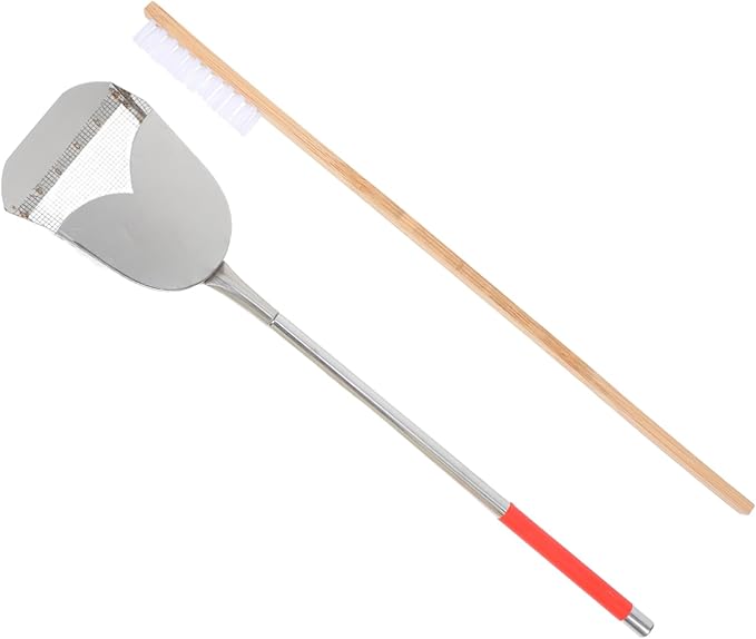 Abaodam 2pcs Bird Cage Cleaning Brush Set Droppings Shovel Effective Tools for Cleaning Bird Cages Suitable for Small Animals Easy to Use