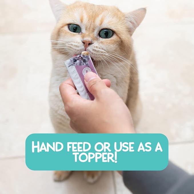 LOVE, NALA - Natural Lickable Cat Squeeze Up Treat,Topper - Variety Plus Pack Mousse - Wet Food Cat Puree - Grain Free, Non_GMO Minerals, Vitamins - 24 Pack