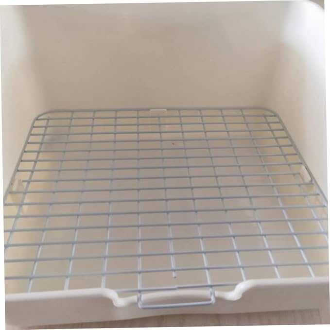 Beavorty Pet Toilet Tray Box Rabbit Potty Training Compact Portable Litter Pad for Dog Random Color