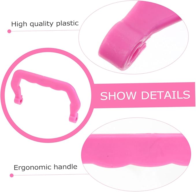 10pcs Portable Plastic Cage Lifting Handle Set for Pet Bird Cages Lightweight Comfortable to Carry Outdoor Use and Travel