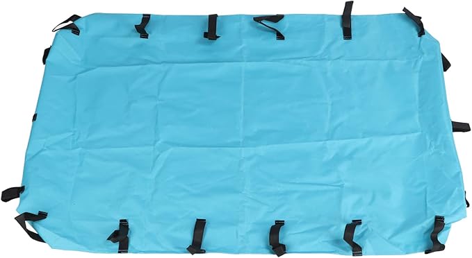 Oxford Cloth Hamster Cage Bottom Cover, Breathable Leakproof Chassis Liner for Guinea Pig with Removable Support For Furniture, Floors, and Beds (Blue)