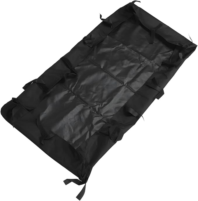 Oxford Cloth Hamster Cage Bottom Cover, Breathable Leakproof Chassis Liner for Guinea Pig with Removable Support for Furniture, Floors, and Beds (Black)