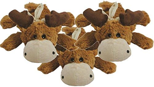 KONG Cozie Plush Toy - Marvin The Moose Medium - Marvin The Moose - Pack of 3