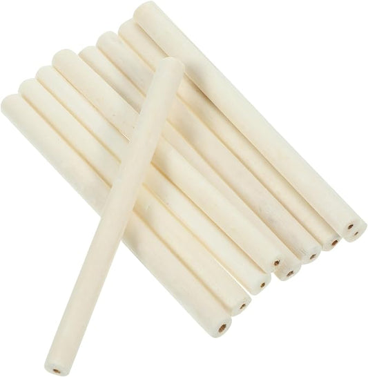 TOYANDONA 10pcs Natural Chewing Toys for Parrots Molar Sticks for Birds for Pets and Creative Bird Cage Accessories