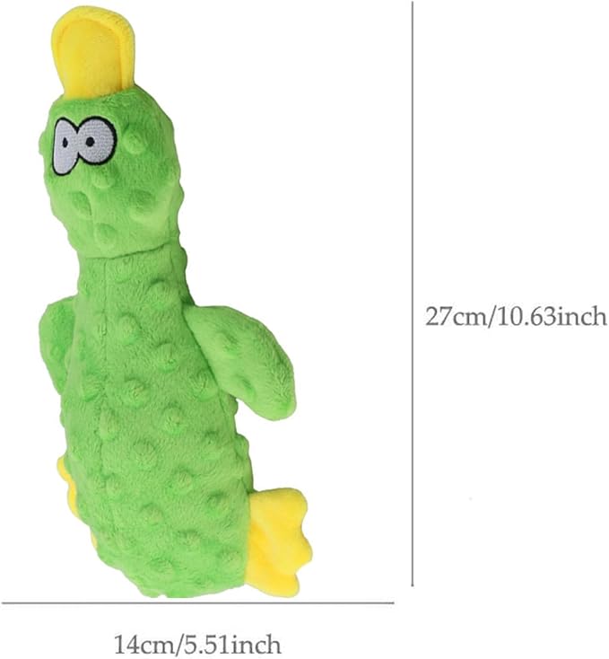 Calming Duck for Dogs, Interactive Squeaky Dog Chew Toy with Built-in Squeaker, Stuffed Duck Dog Squeaky Toy to Keep Them Busy for Small, Medium & Large Dogs Cats