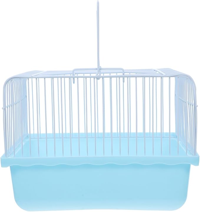 Balacoo Lightweight Portable Bird Transport Cage for Lovebirds and Small Animals Travel Friendly Birdcage for Parakeets and Cockatiels Easy to Clean and Convenient for Home Use