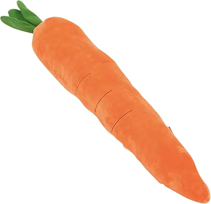 Dog Toys 29.5 Inch Large Squeaky Dog Toys for Boredom Cute Carrot Shape Plush Dog Chew Toys Soft Puppy Toys Interactive Dog Toys Dog Toys