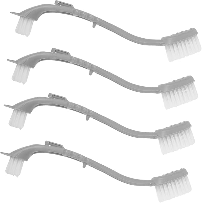4pcs Bird Cage Cleaner Brush Long Handle Parrot Cage Washing Tool with Double Heads for Easy Cleaning and Maintenance for Pet Owners