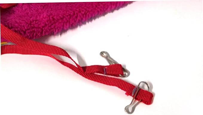 HANABASS Pet Warm Hammock Hanging Bed Small Animal Winter Nest Soft Heart-Shaped Hammock for Hamsters and Birds Cage Accessories
