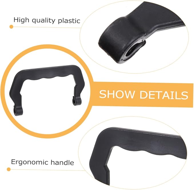 Levemolo 10pcs Portable Plastic Pet Cage Handles Lightweight Easy Installation Compact Design for Outdoor Travel Accessory for Birdcages and Pet Carriers