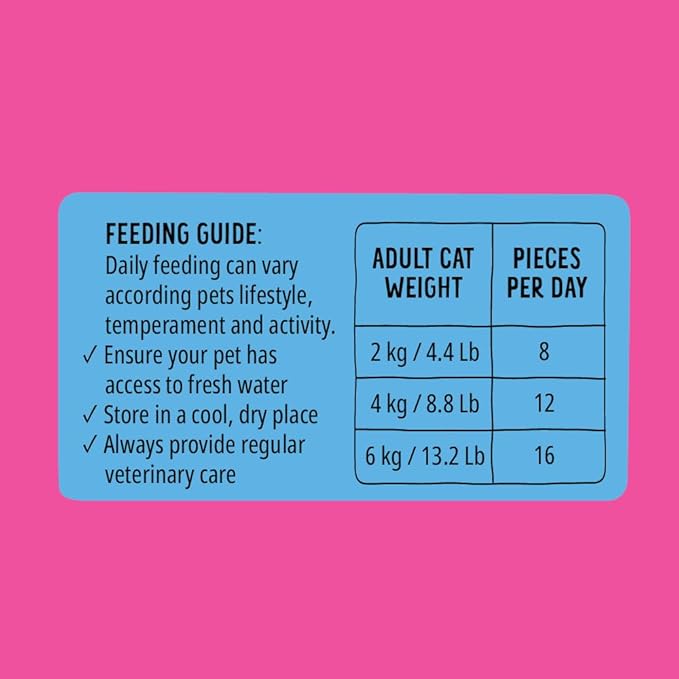 Bonkers Bites Salmon Supreme Flavor Crunchy Cat Treats, 6.3 oz (Pack of 6)