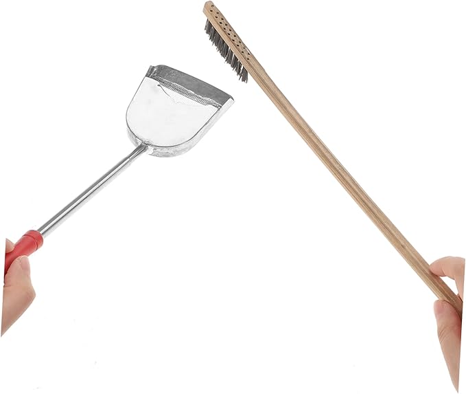 2pcs Brush and Shovel Pet Bird Cage Cleaning Supplies Includes Brush and Shovel for Parrots Parakeets and Birds